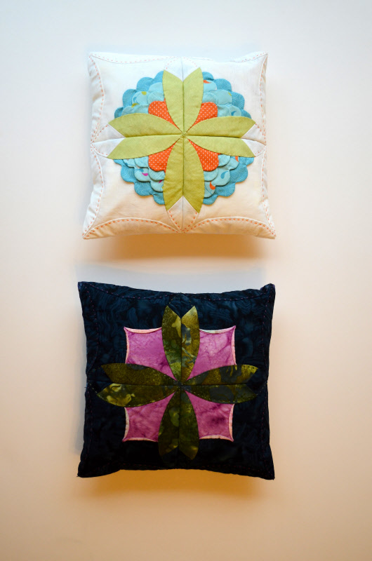 Japanese Folded Flower Cushions Pattern SUEJAPFLOWERCUSH LBB